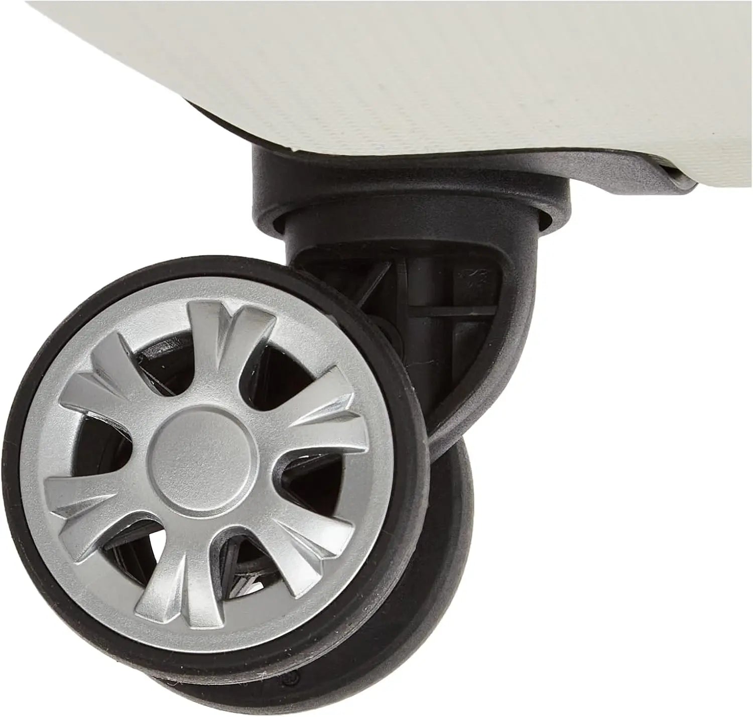 Expandable Spinner Wheel Luggage Set, White, 2-Piece (20"/28"), Lightweight ABS Material